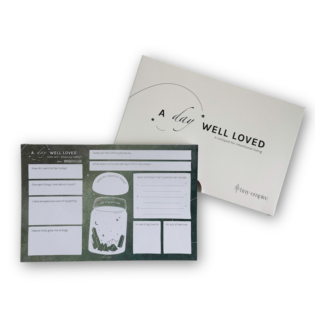 A Day Well Loved Notepad – Tiny Empire
